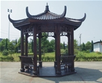 Sc868-1八角翹角涼亭